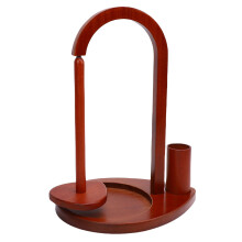 Wollknäuelhalter aus Buche mit glattem Finish Spinner