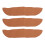 3PCS Felt Window Box Liners, 91.4cm, Brown, Wall Hanging Planter 3