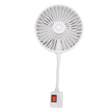 Flexibler Mini-Tischventilator mit Aromatherapie-Duftpad, tragbarer leiser Elektroradiator