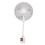 Flexibler Mini-Tischventilator mit Aromatherapie-Duftpad, tragbarer leiser Elektroradiator 1