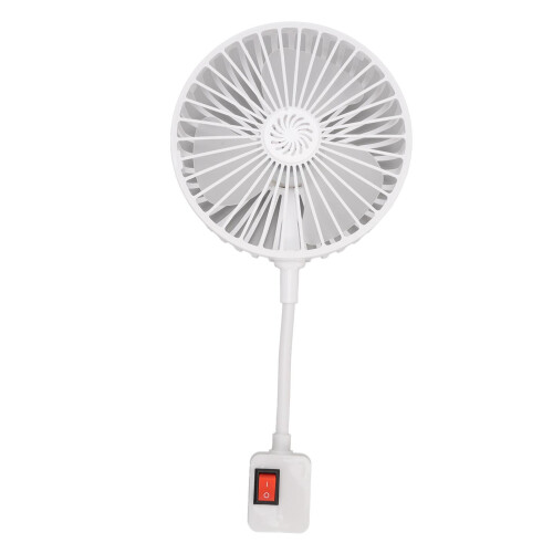 Flexibler Mini-Tischventilator mit Aromatherapie-Duftpad, tragbarer leiser Elektroradiator