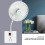 Flexibler Mini-Tischventilator mit Aromatherapie-Duftpad, tragbarer leiser Elektroradiator 6