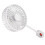 Flexibler Mini-Tischventilator mit Aromatherapie-Duftpad, tragbarer leiser Elektroradiator 13