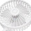 Flexibler Mini-Tischventilator mit Aromatherapie-Duftpad, tragbarer leiser Elektroradiator 7