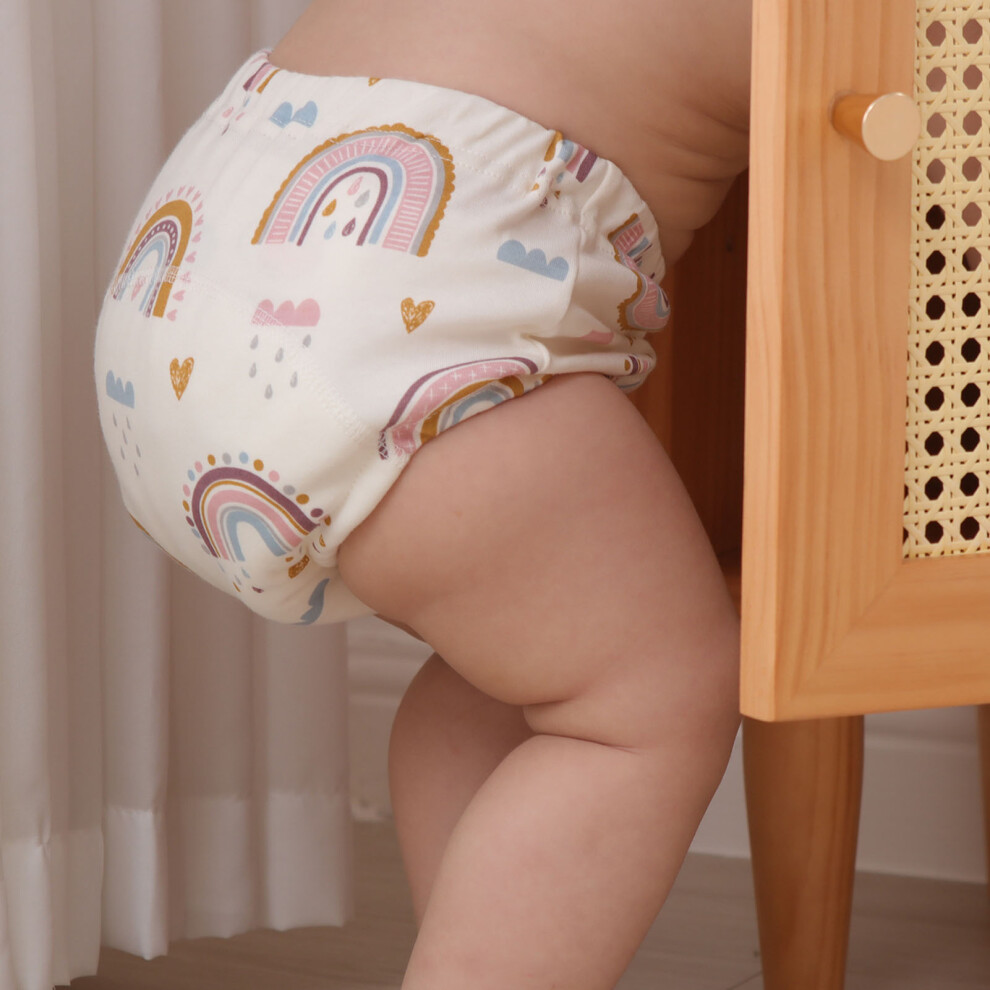 3pcs Baby Absorbent Training Pants Reusable Washable 6-Layer Gauze Breathable