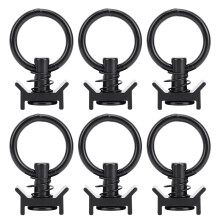12pcs 4,000 Lbs L Track Tie Down O Ring for Truck Bed Trailer Cargo Control