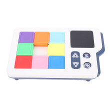 Schiebepuzzlespiel ABS-Kunststoff, 3x AAA-Batterien, 3-Level Denksportaufgabe