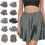 Sparkly Mermaid Pleated Mini Skirt 1