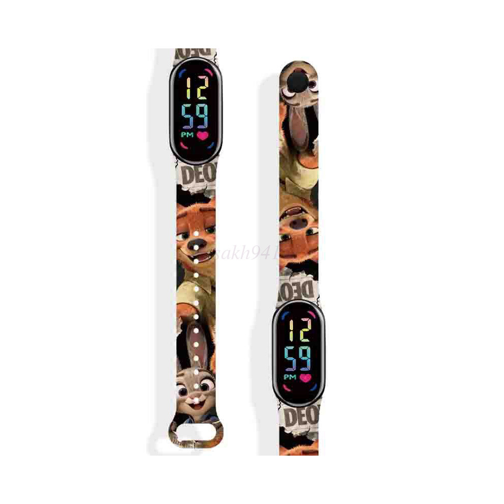 (Xiaomi Smart Band 8, 01#) Zootopia Printed Tpu Comfortable Band For Xiaomi Smart Band 8 9 10 Replacement Watch Strap 4069369444326