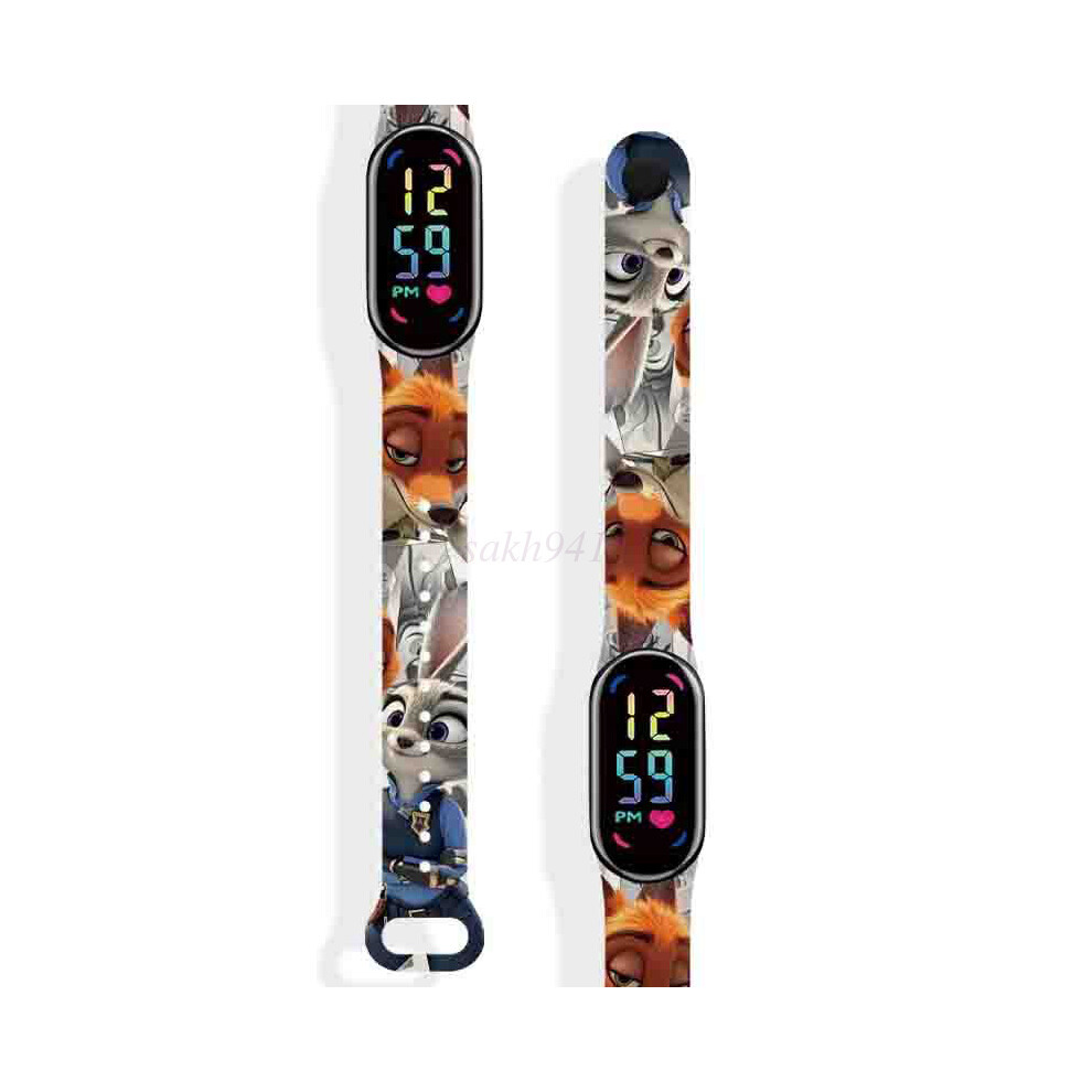 (Xiaomi Smart Band 10, 02#) Zootopia Printed Tpu Watch Band Strap For Xiaomi Smart Band 8 9 10 Soft Comfortable 4069369444081