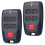 2Pcs BFT Mitto B RCB Remote Controls, 433.92MHz Rolling Code, 4-Channel 1