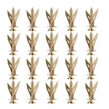 100PCS Upgraded Zinc Plated Steel Self Drilling Drywall Anchors with Screws (0.47x1.57inch)