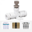 2-Pack 1/4" RO Water Flow Adjust Valves with Base Regulator Fitting 2