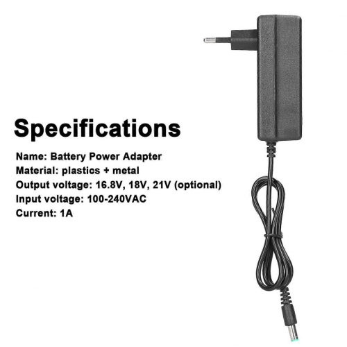 Multispannungs-Lithium-Akkuladegerät 16,8 V/18 V/21 V mit Sicherheitsfunktionen 1