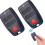2Pcs BFT Mitto B RCB Remote Controls, 433.92MHz Rolling Code, 4-Channel 3