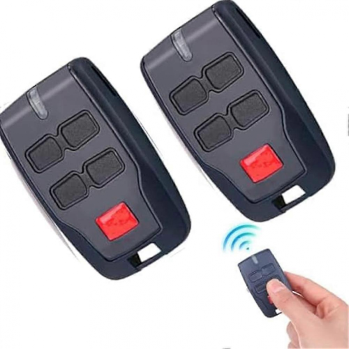 2Pcs BFT Mitto B RCB Remote Controls, 433.92MHz Rolling Code, 4-Channel 2