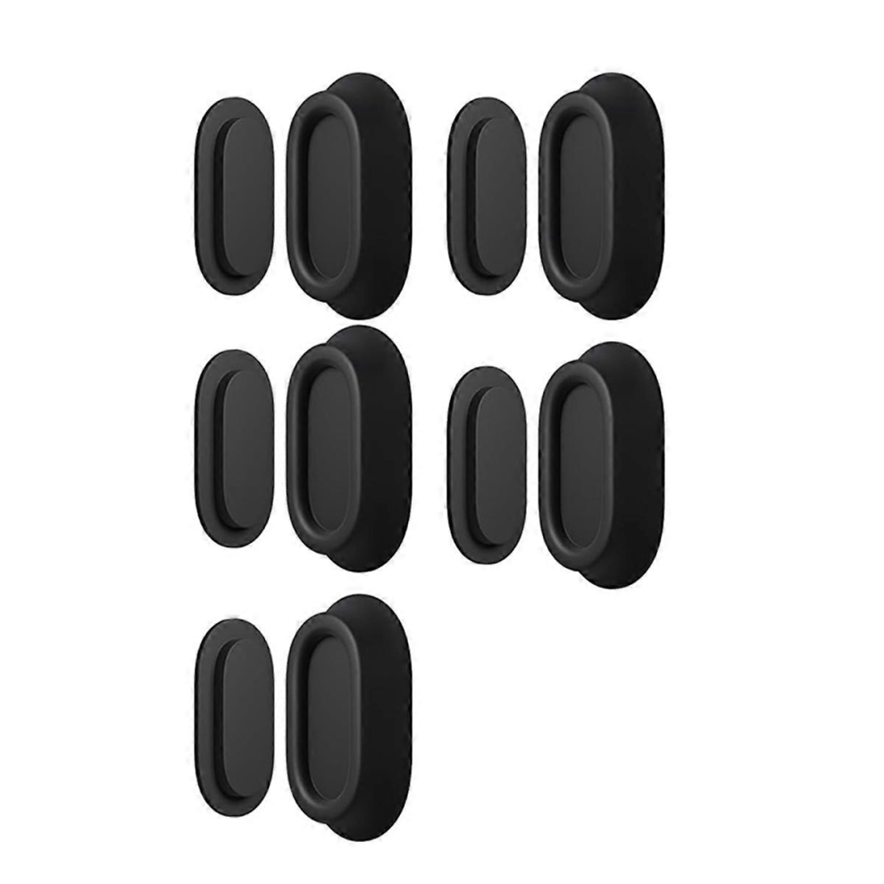 5-Pack Magnetic Remote Control Holder Wall Mount, Silicone Remote Control Organizer 5996097037195