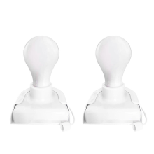 Lot de 2 ampoules à piles adhésives, lampe murale autocollante pour placard