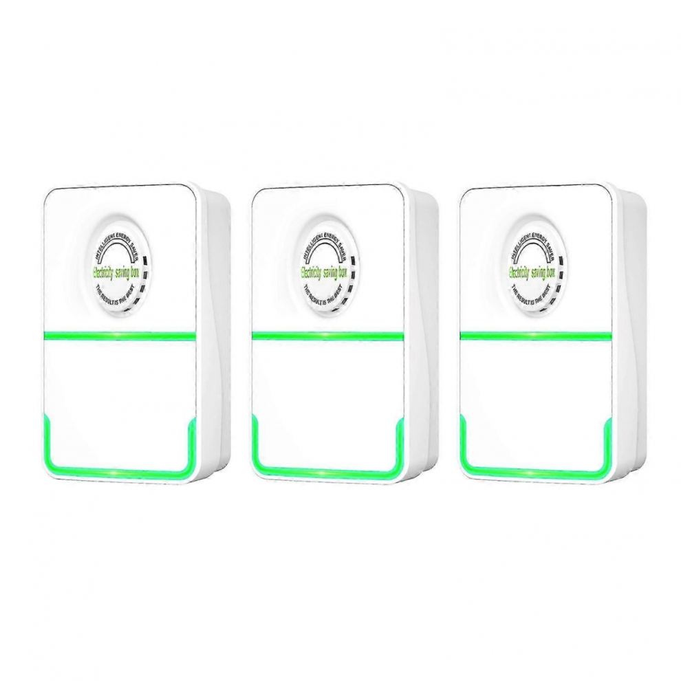 3Pcs Smart Power Saver, Voltage Stabilizer & Surge Protector For Home 5996097036952