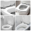 Stainless Steel Soft Close Toilet Seat Hinges Replacement Kit 2