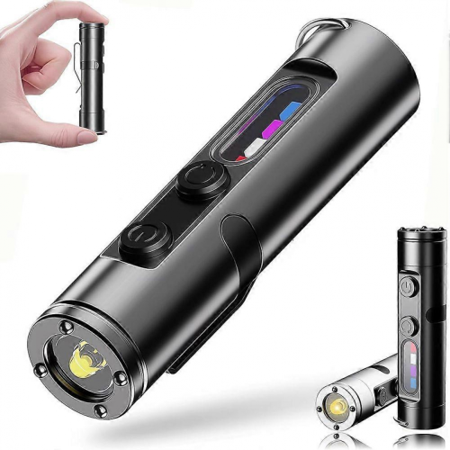 Taclight Ultimate 500 Lumens Rechargeable EDC Flashlight, Waterproof Keychain Light 2