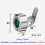 Tuya Smart Fingerprint Cabinet Lock, Silver L20mm 4