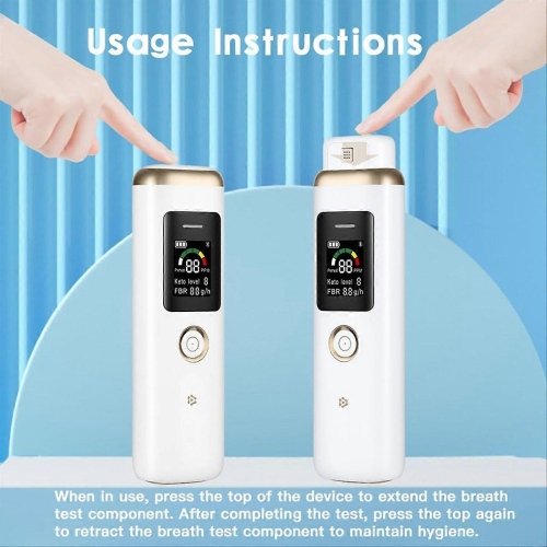 High Accuracy Ketone Breath Analyzer Ketone Tester Meter 2