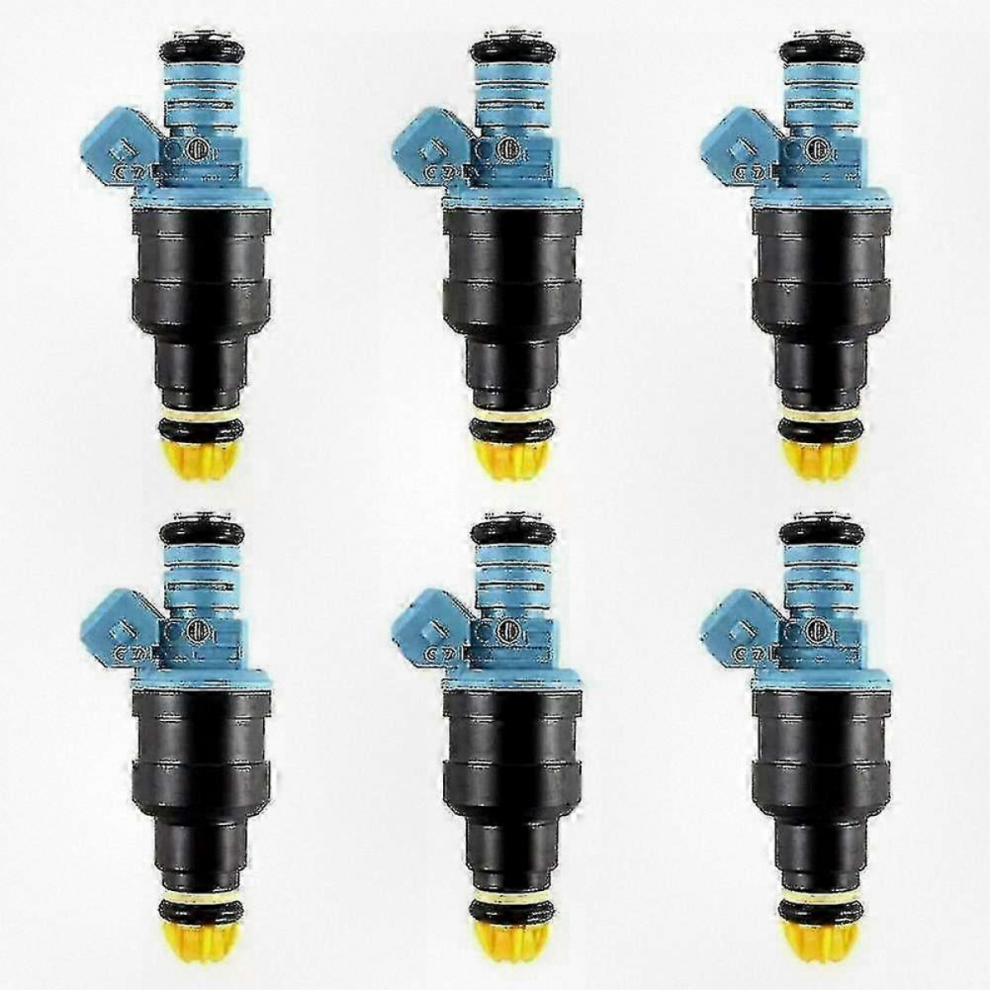 6Pc Fuel Injector Set For Bmw 3/5/7/8 Series E30 E36 E34 E32 E38 E31 0280150715 1734776 5996097037607
