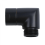 Raccord coudé de douche noir étanche G1/2 1