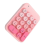 2.4G Wireless Cute Mixed-Color 9-Key Numeric Keypad, Portable Pink 2
