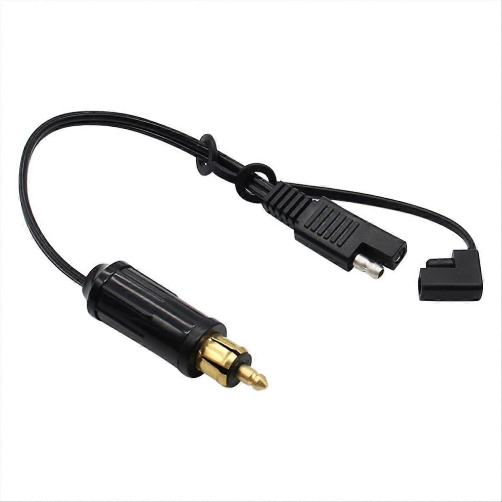 Bmw Motorcycle Battery Adapter Cable Din Hella To Sae With Sae Adapter Black 5996097037416