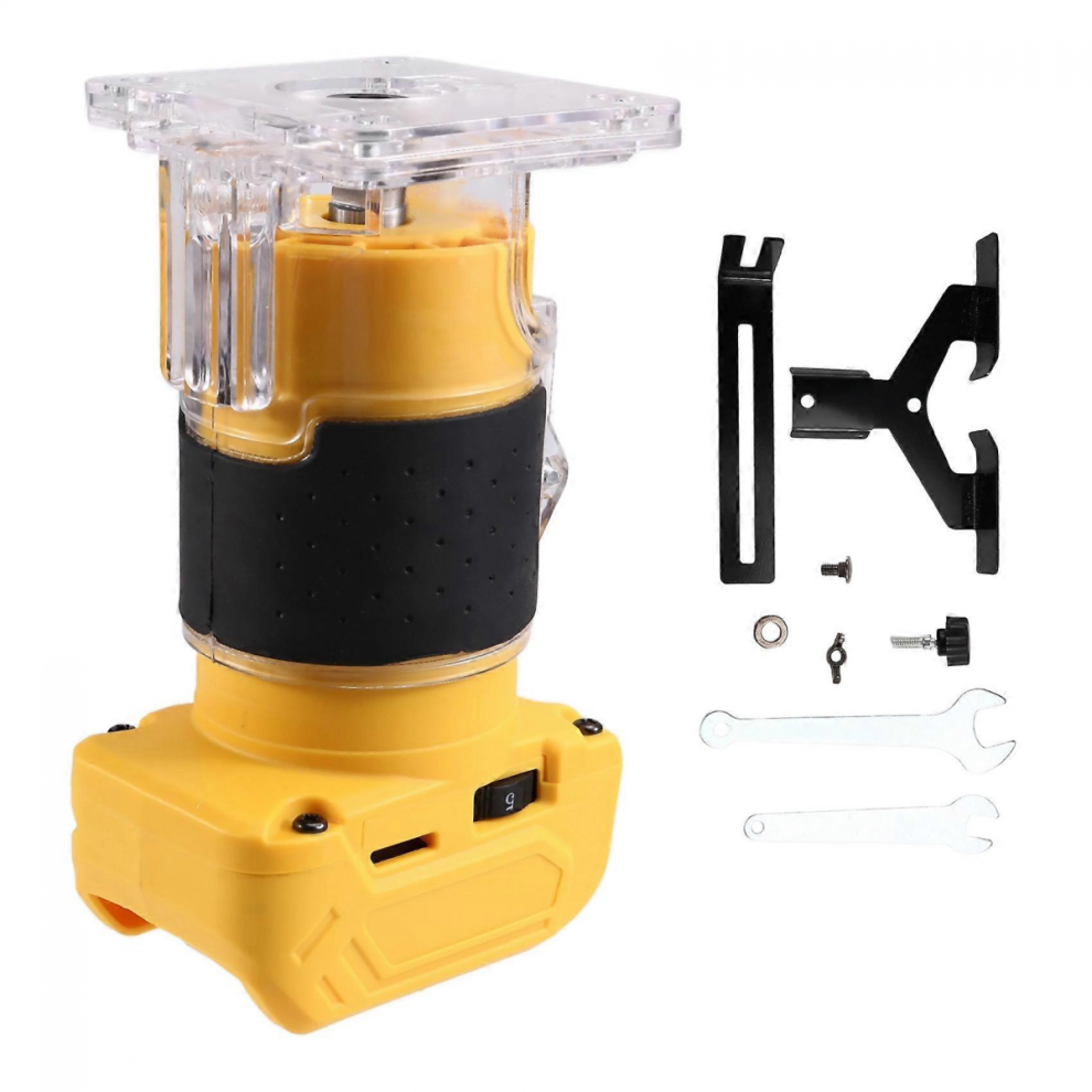 Brushless Wood Trimmer Router Milling Engraving Slotting Machine For Dewalt 18V Battery 5996097036716