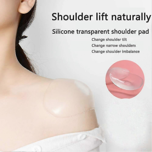 2-Pack Silicone Self-Adhesive Invisible Shoulder Pads-MXBC 1
