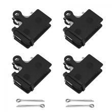 4 Pairs Bicycle Resin Disc Brake Pads for Shimano Deore/XT/SLX/Alfine MTB