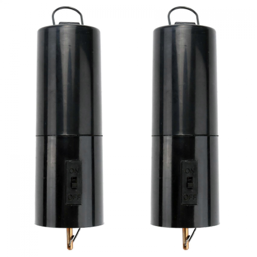 Black Battery Powered Wind Spinner Motor for Hanging Wind Chime 2Pcs