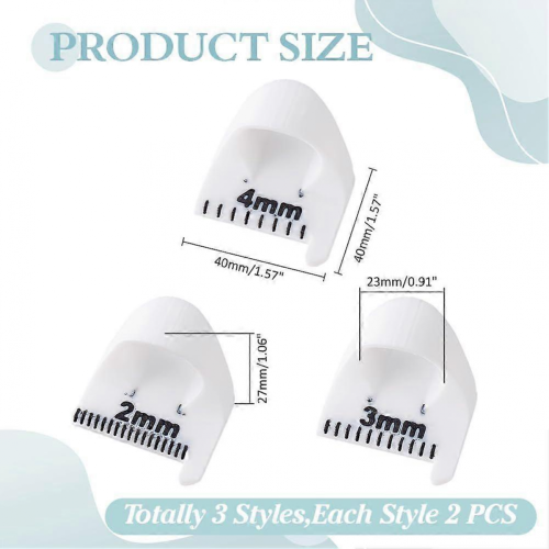 6Pcs Sewing Template Kit with 3 Styles Rulers (4mm/3mm/2mm) for Patchwork & Edge Stitching 1