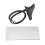 Clamp On Security Mirror, Convex Rectangle, Glass & Plastic, 426g 2