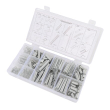 200PCS Zinc Plated Extension Spring Assortment Kit for Auto & Home Repairs