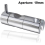 (Silver, 19mm) Ensemble de support de douche à main universel réglable 1