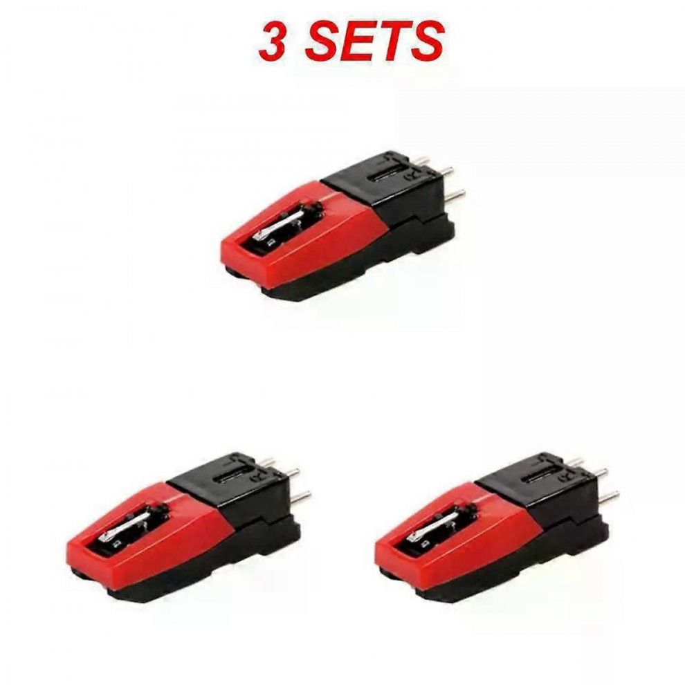 (3Pcs Pickup) Universal Diamond Stylus Turntable Cartridge For Lp Vinyl Record Player 5996097032381
