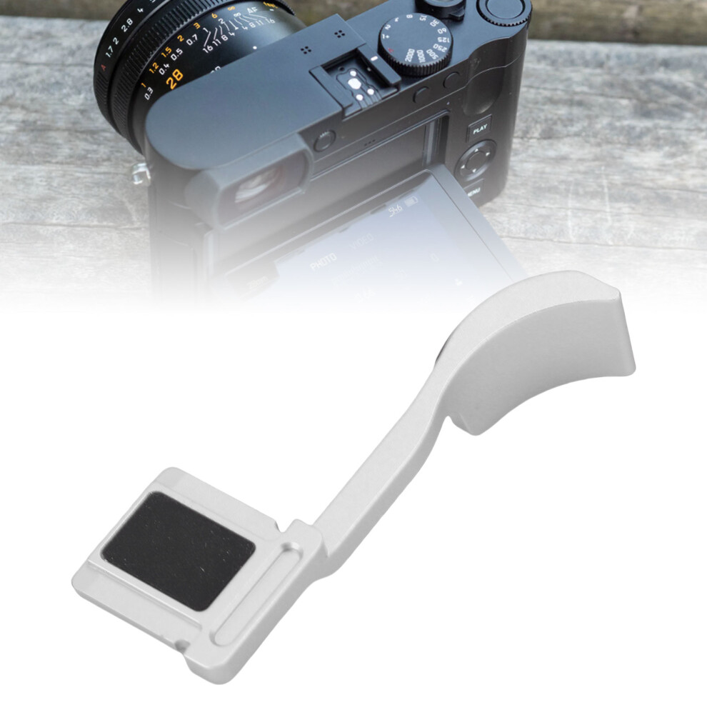 Metal Thumb Grip Replacement For Leica Q3 Camera Hand Support Silver 8481388505578