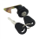 (33mm) Motorcycle Rear Trunk Lock Luggage Box Lock Replacement with 2 Keys 3