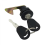 (26mm) Motorcycle Rear Trunk Lock Luggage Box Lock Replacement with 2 Keys 3