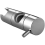(Silver, 24mm) Ensemble de support de douche à main universel réglable 1