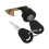 (26mm) Motorcycle Rear Trunk Lock Luggage Box Lock Replacement with 2 Keys 5