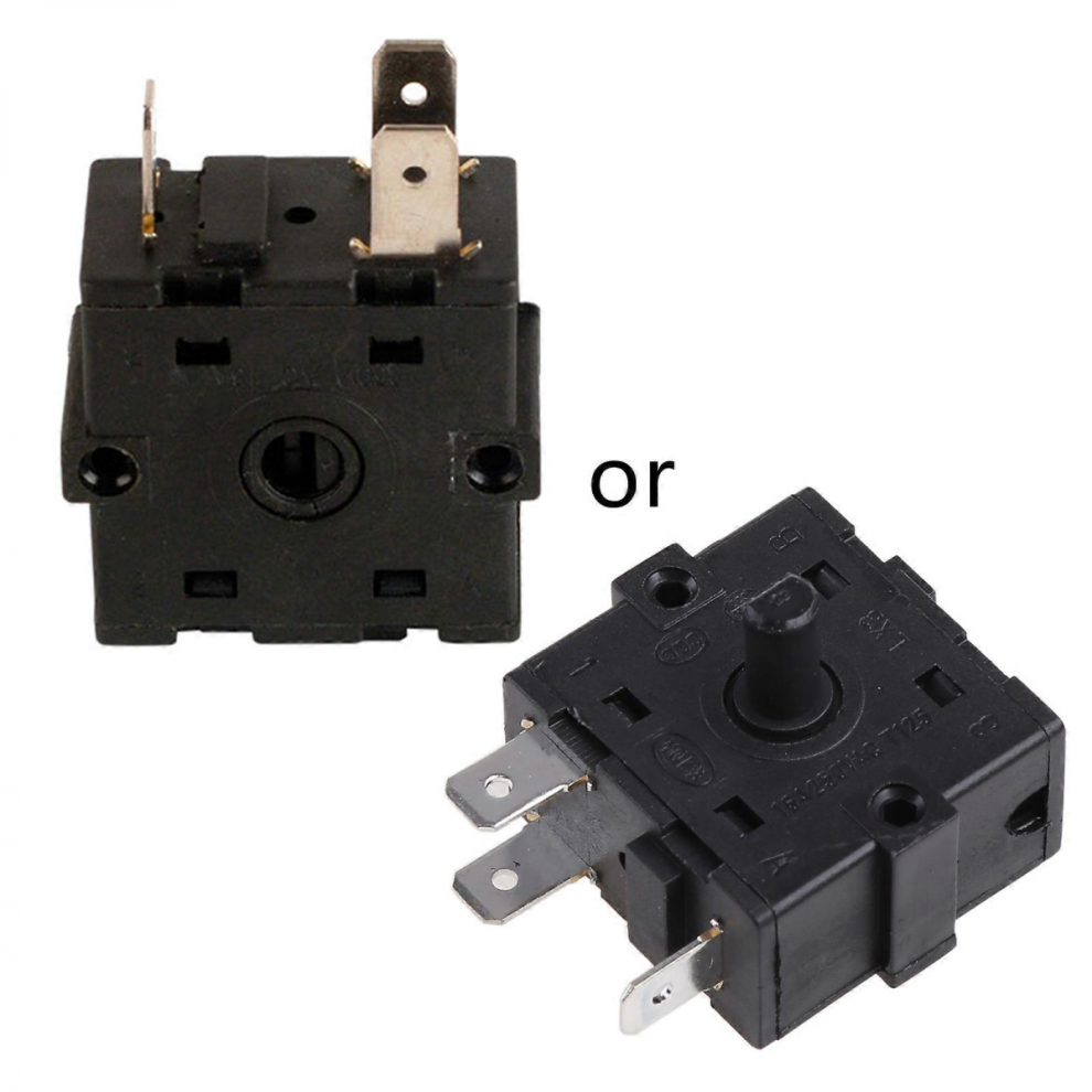(3 Feet) 3-Pin 5-Pin Rotary Switch Ac 250V 16A For Electric Heater 5996097033395