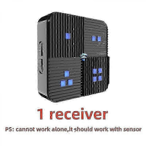 (1 receiver onlyUS plug) Wireless Driveway Alarm System with Motion Sensor for Home Security