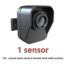 (1 sensor onlyUS plug) Wireless Driveway Alarm System with Motion Sensor for Home Security