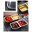 (Gold) Boîte à lunch à double compartiment en acier inoxydable argentée 5