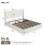 King Hydraulic Bed, LED Light & Charging Station 2